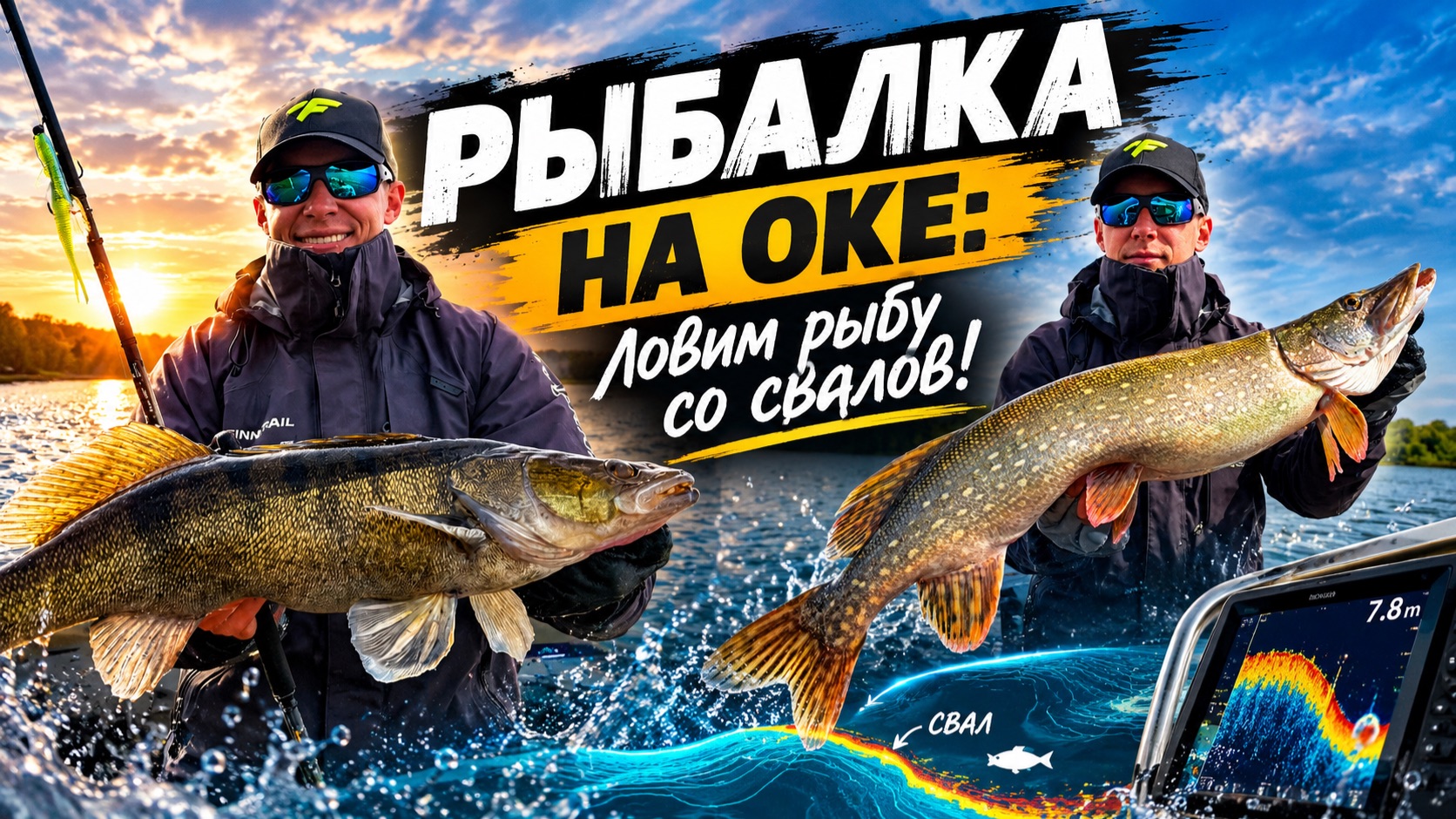 ЛОВЛЯ СО СВАЛОВ НА ОКЕ! ПОИСК НОВЫХ МЕСТ!