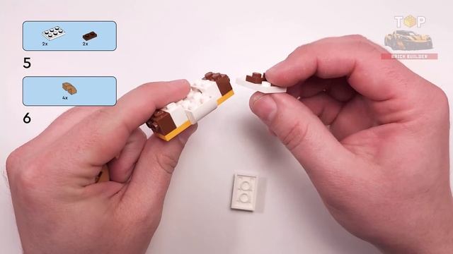 LEGO Creator 3в1 Милые животные: Весёлый щенок (31382) [336 деталей] Белка и утка