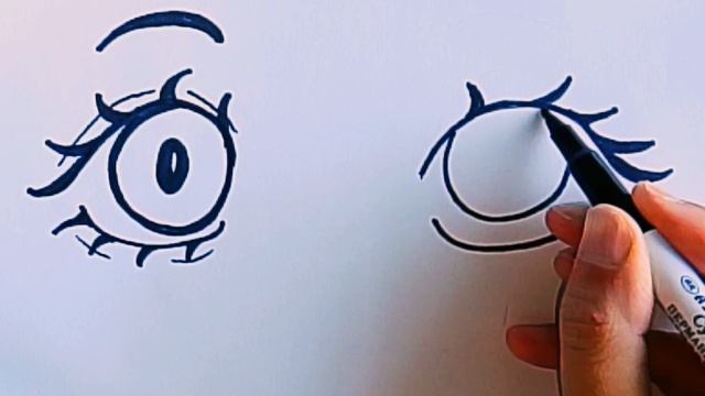 Рисую глаза в стиле аниме) Аниме/Как нарисовать глаза!