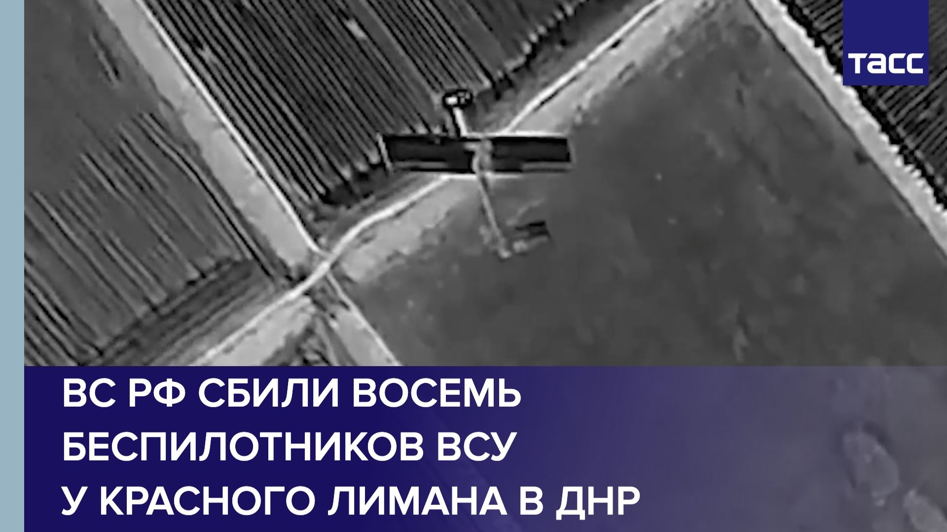 ВС РФ сбили восемь беспилотников ВСУ у Красного Лимана в ДНР