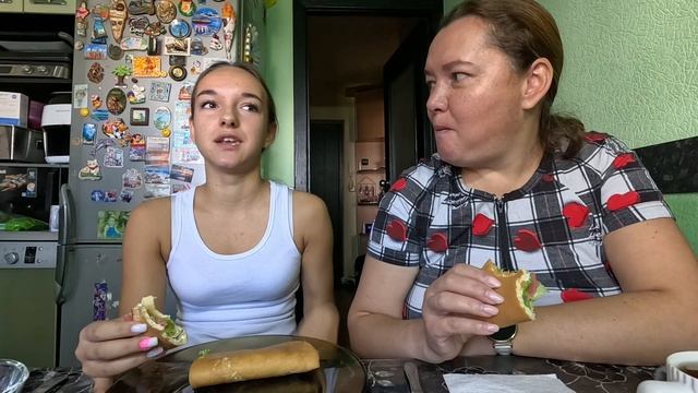 Мукбанг/Рисоблин с начинкой/Еда/Вкусная домашняя еда