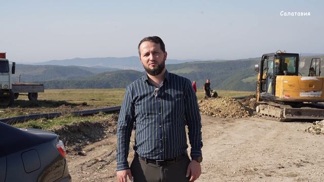 Строительство водопровода в с.Гертма новый