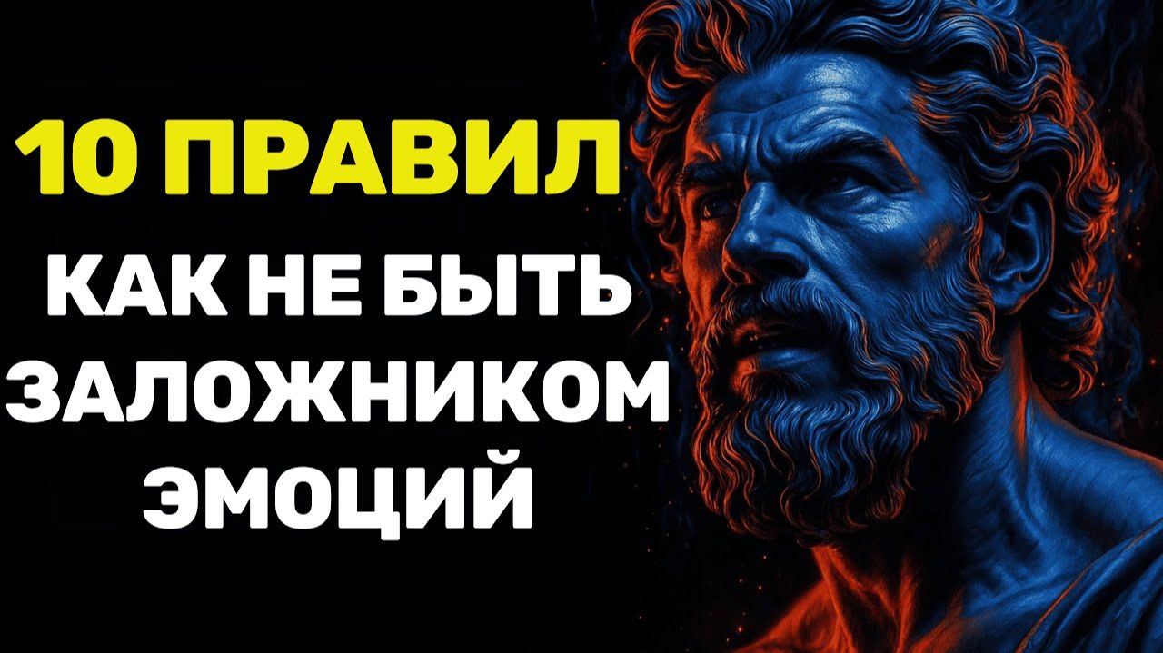 🔵 10 Правил# Как Перестать Быть Заложником Эмоций и Отвечать Как Стоик