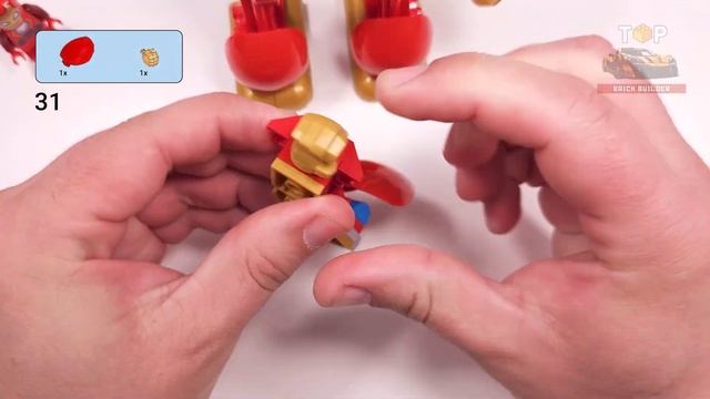 LEGO MARVEL Ультрон против Железного человека (11209) [96 деталей] Пошаговое руководство по сборке