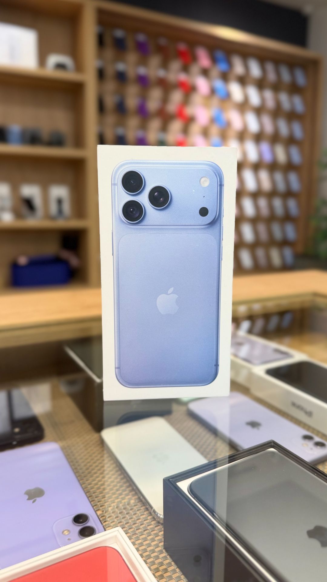 Распаковка IPhone 18 Pro Max в голубом цвете 🩵