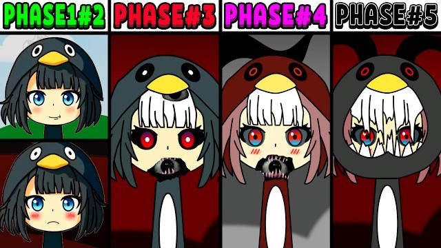 Все фазы нового Спрунки OC Гага Пингвин 🐧 | Фаза 1–5