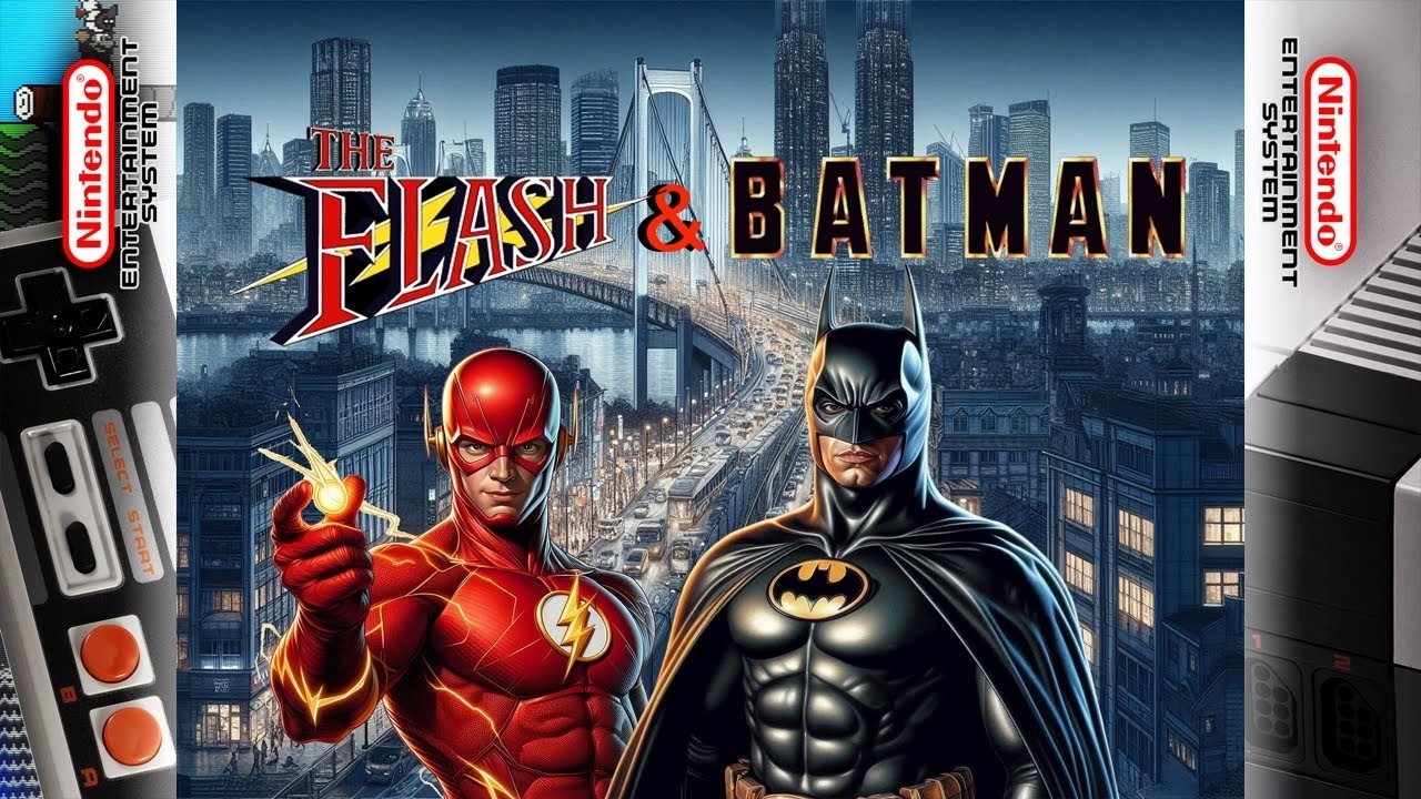 BATMAN & FLASH (8- Bit DENDY)