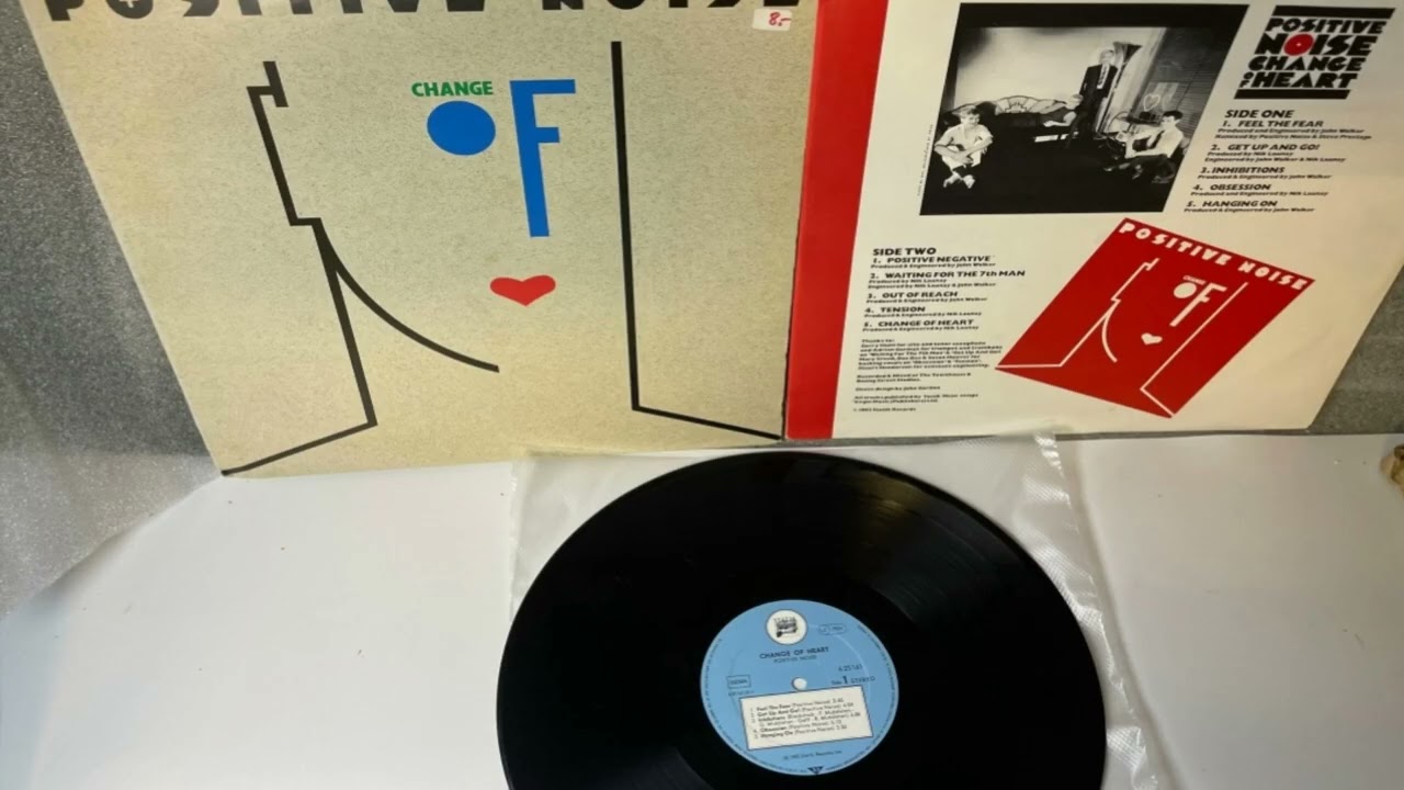 New Wave Synth-pop Positive Noise  Change Of Heart LP UK 1992 оцифровка виниловой пластинки.