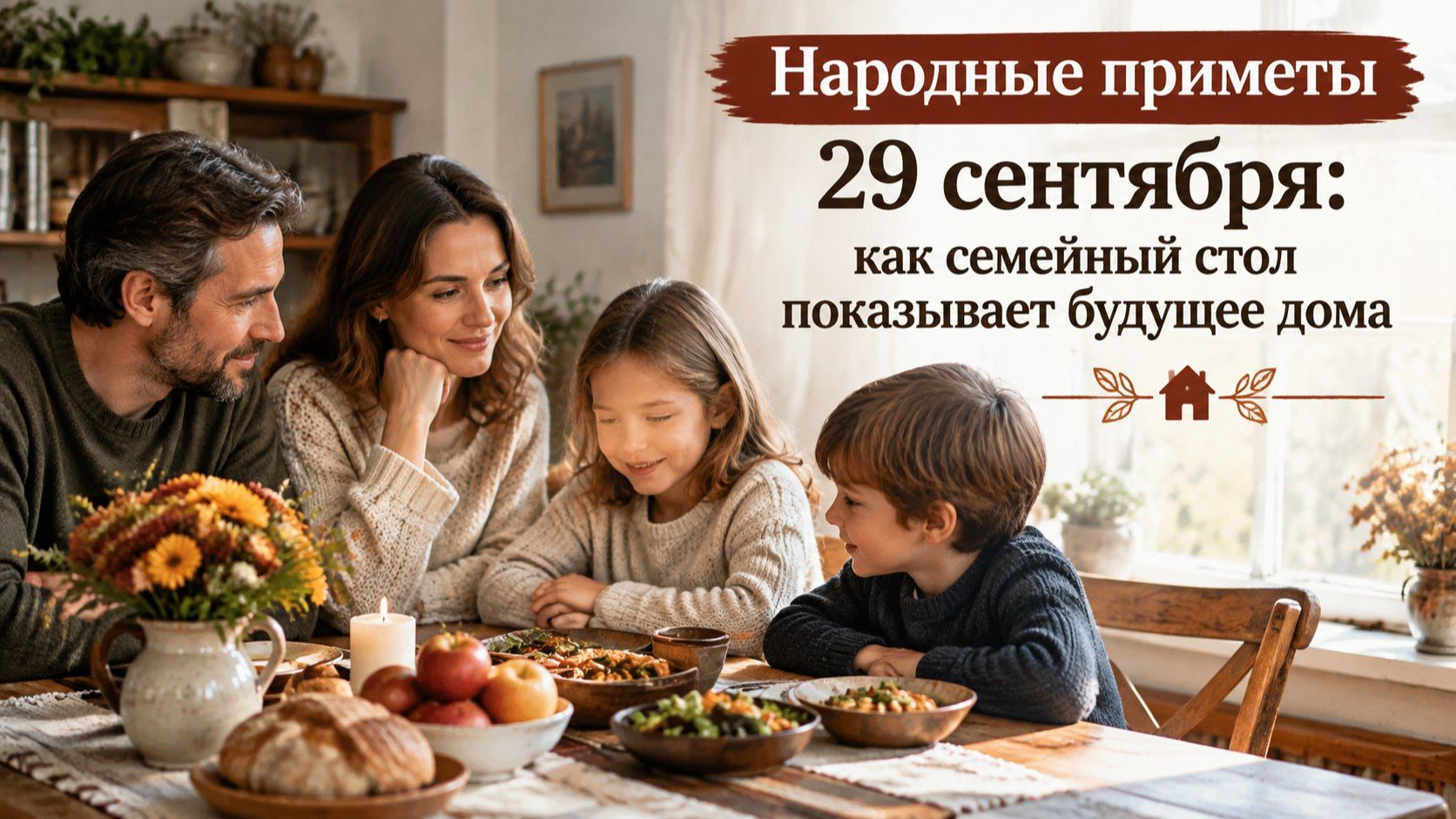 Народные приметы 29 сентября_ как семейный стол показывает будущее дома