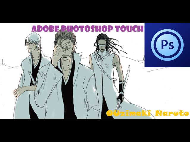 Adobe Photoshop Touch #2- Aizen Sosuke
