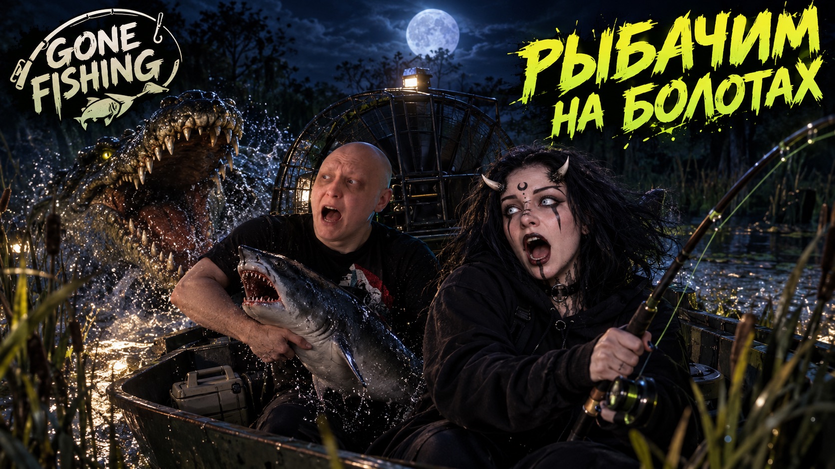 Рыбалка на монстров GONE FISHINGновая карта