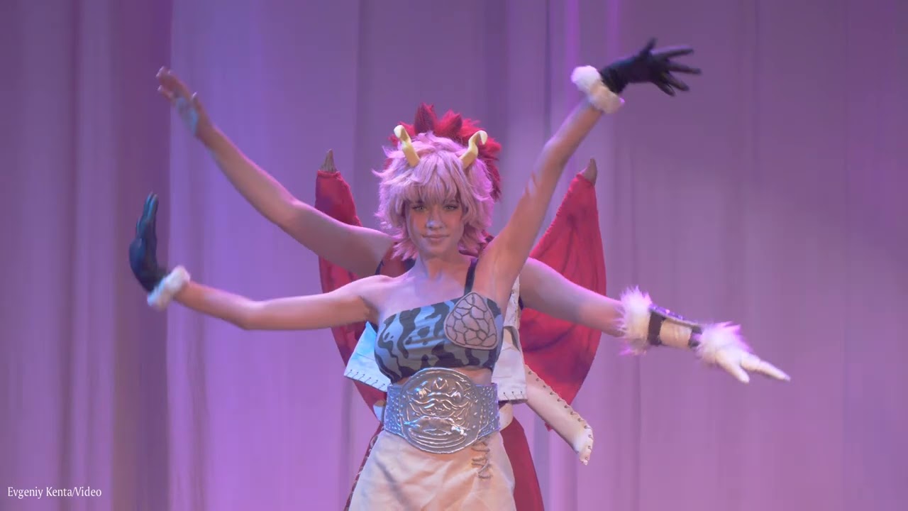 Cosplay Defile - Риё, Мик Минор - Моя геройская академия(Фэнтези ау) - Мина Ашидо,Киришима Эйджиро