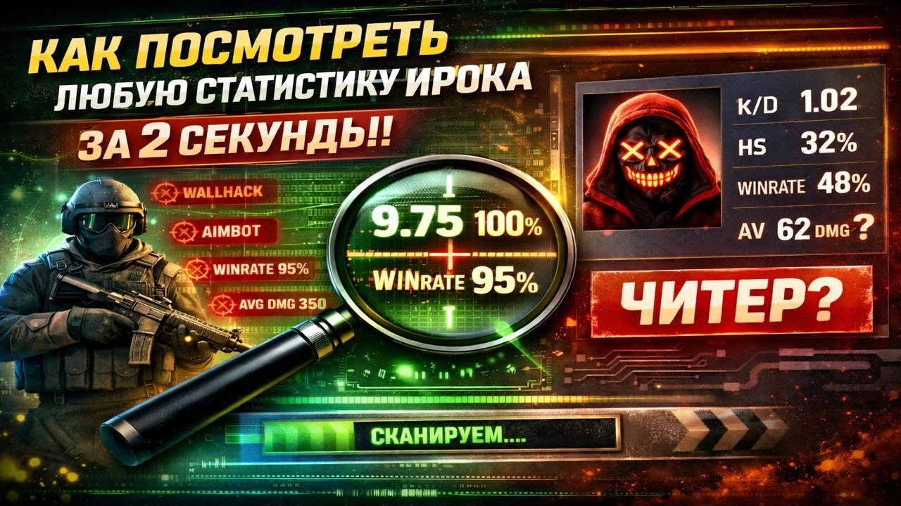 КАК ПОСМОТРЕТЬ СТАТИСТИКУ ИГРОКА ЗА ПАРУ СЕКУНД В КС2