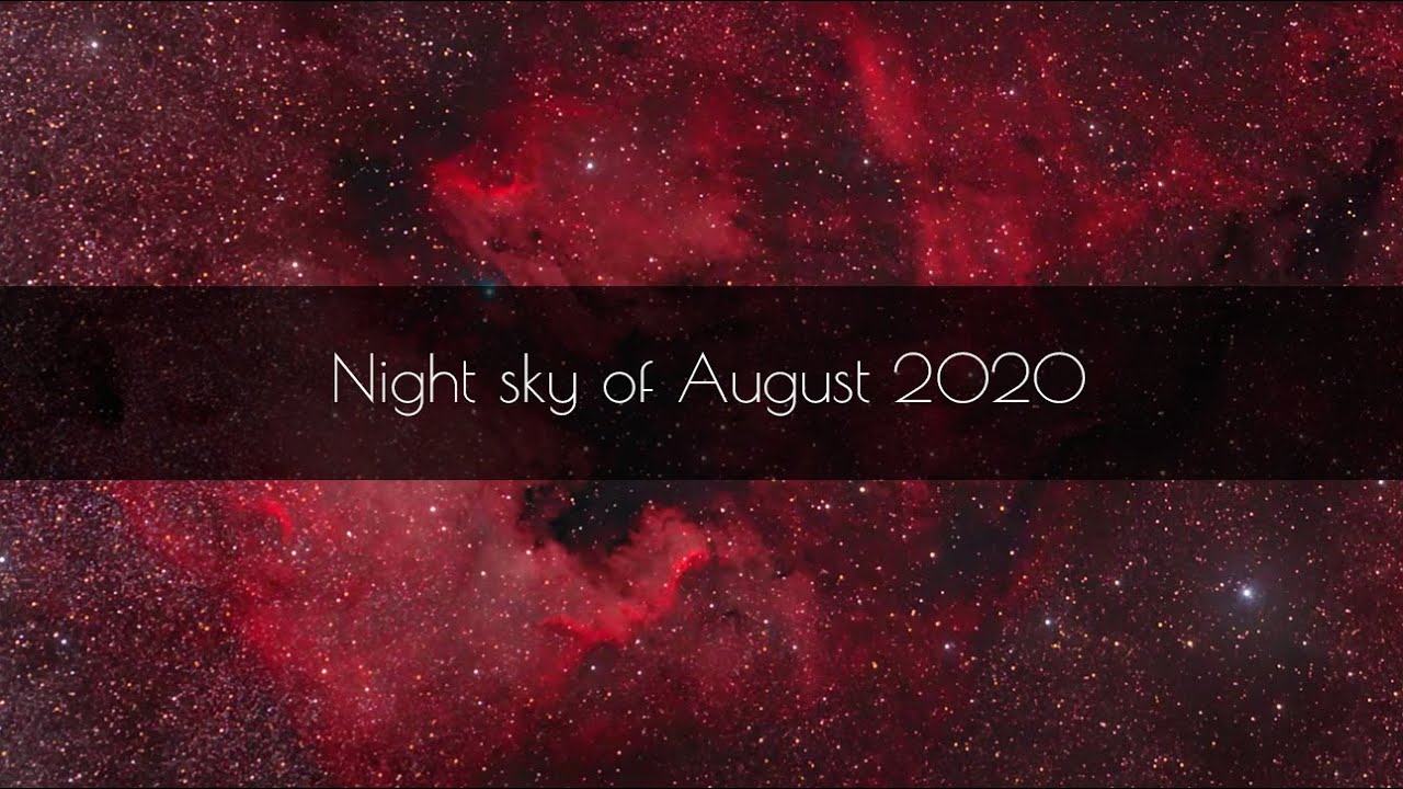 Ночное небо, млечный путь, астрофото 4k | Night Sky Of August 2020