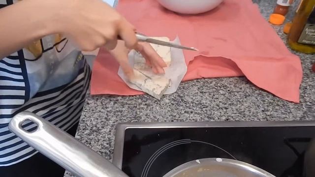 Паста с горгонзолой и шпинатом, изысканное блюдо