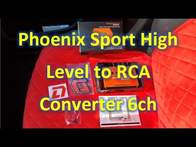 Отличный выбор для прокачки штатного звука. Phoenix Sport High Level to RCA Converter 6ch