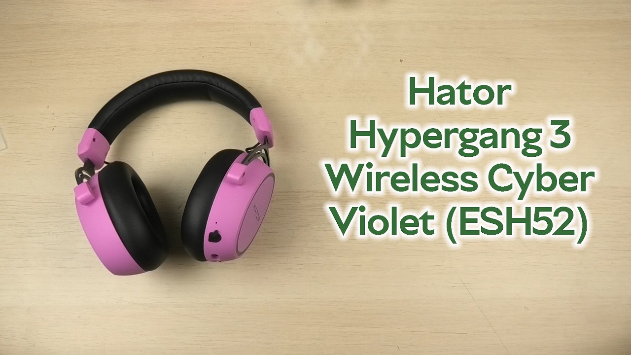 Розпаковка Hator Hypergang 3 Wireless Cyber Violet (ESH52)