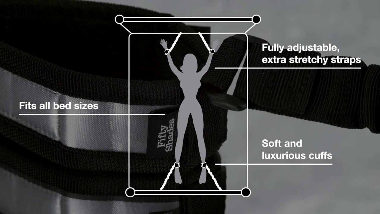 Система для фиксации на кровати Completely His Bed Spreader With Elasticated Straps