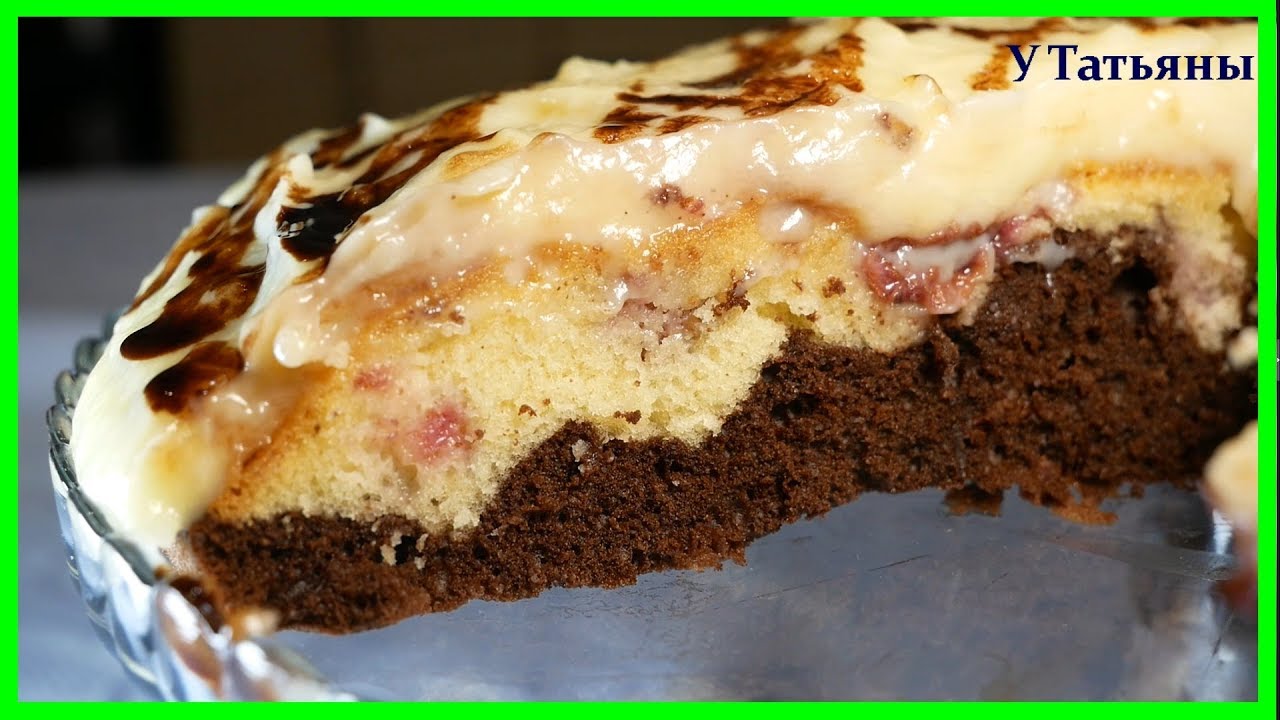 «Вишни Под Снежным Покрывалом» - изумительно ВКУСНЫЙ и БЫСТРЫЙ ТОРТ!!!