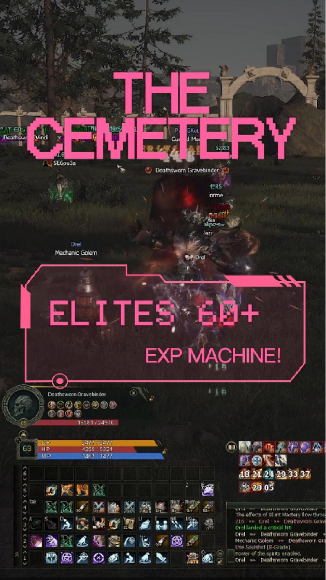 Делюсь опытом прокачки в Cemetery #shorts #mmorpg #lineage2 #l2 #lu4 #pve