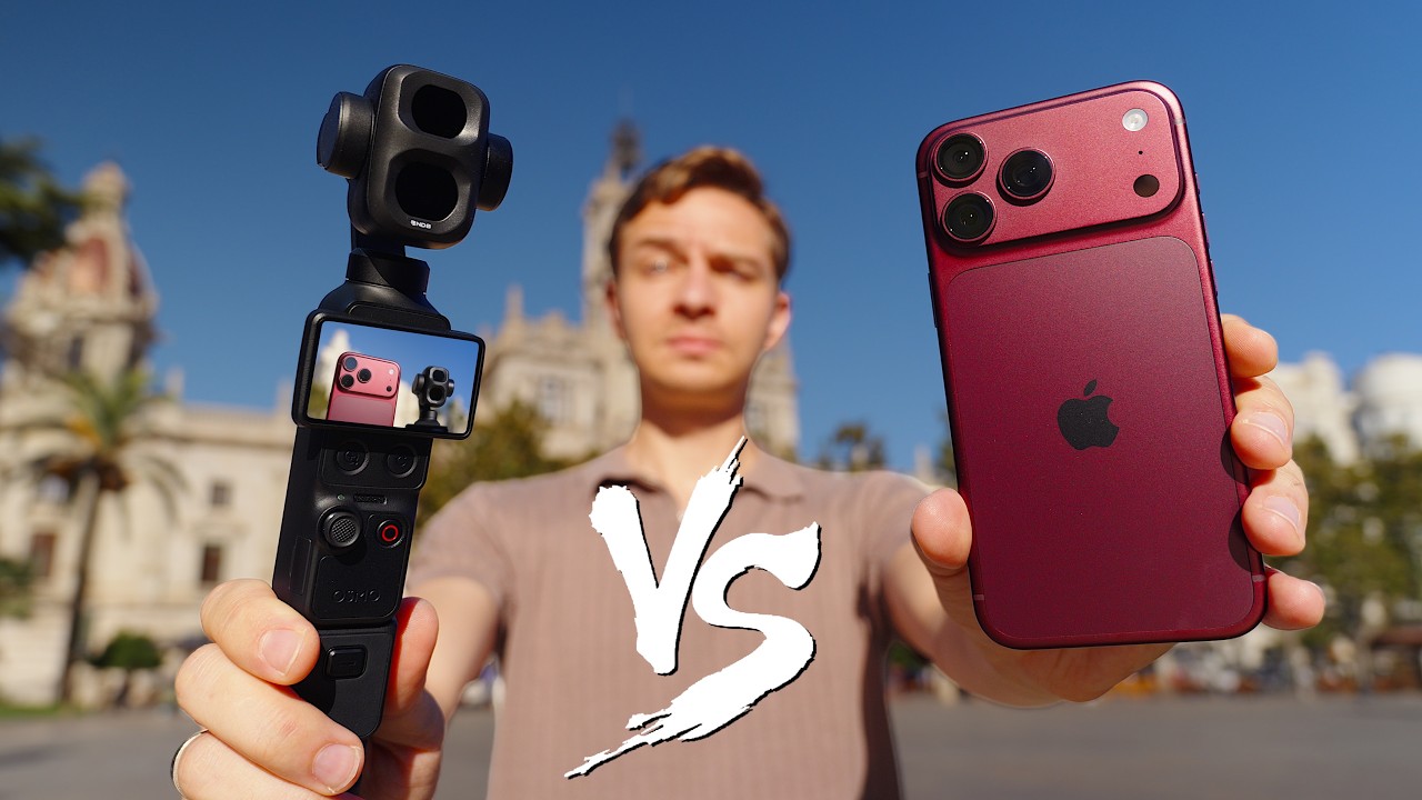DJI Pocket 4P Больше Не Нужен? Сравнение с IPhone 18 Pro Max