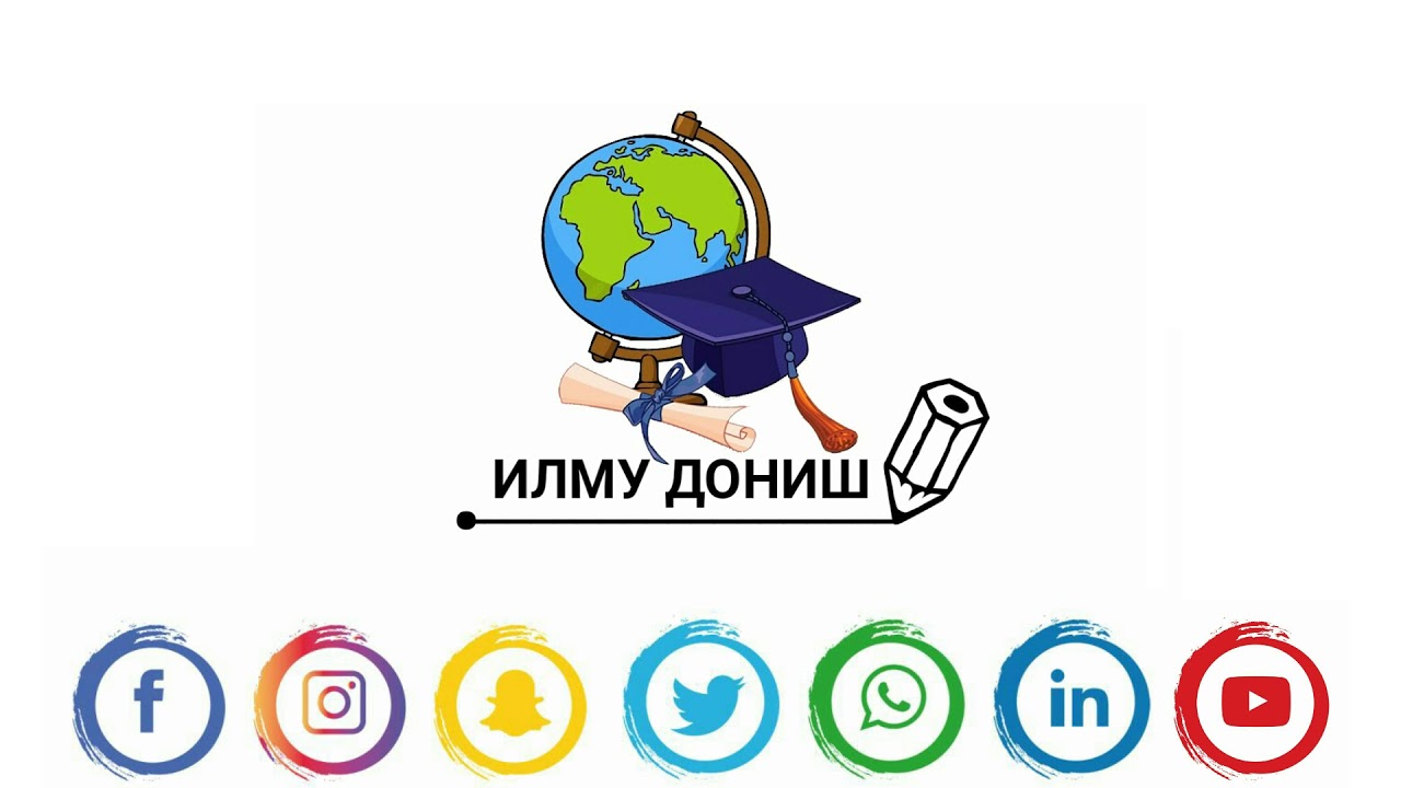 Интро ва логотипи канали ИЛМУ ДОНИШ дар ютуб бе звук / 09.06.2019