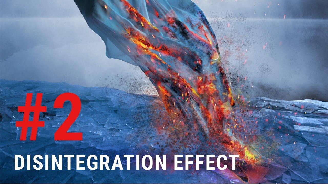 Эффект распада в фотошопе (Disintegration Effect) - часть 2
