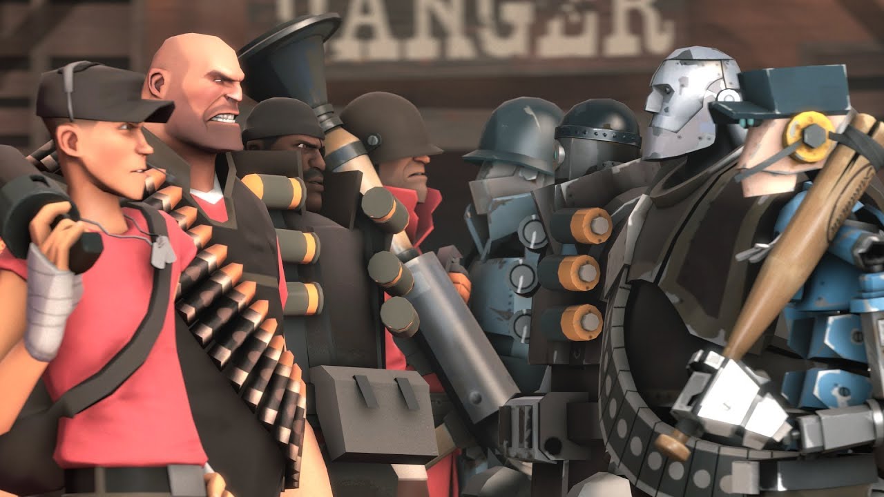 TF 2: MvM Advanced №8. Уничтожение данных (Decoy). Игра за Хэви с латунным монстром