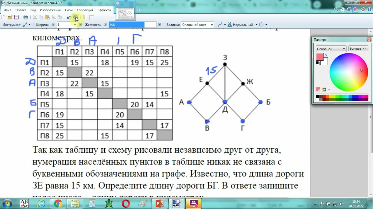 Информатика ЕГЭ 2022 № 1