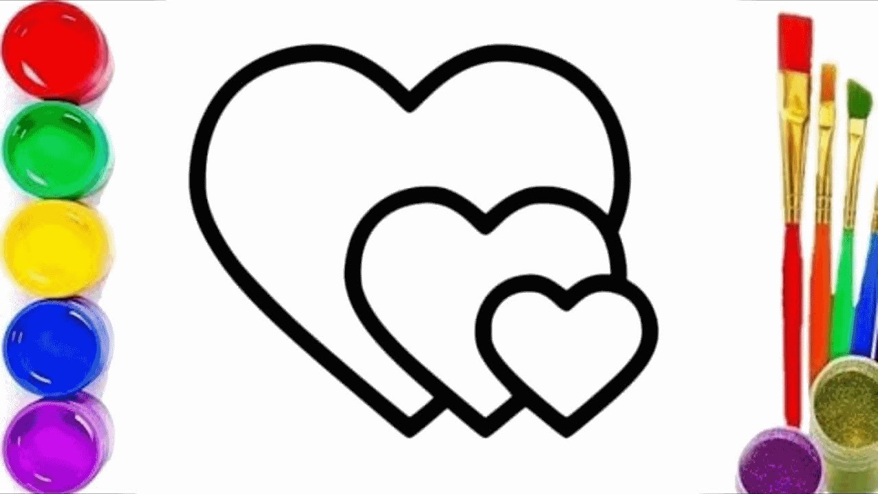 How To Draw A Heart Emoji | Easy Drawing Emoji | Step By Step