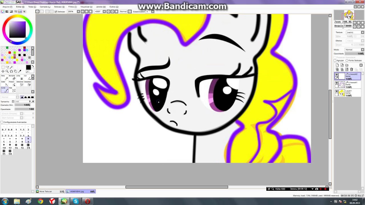 Обзор на Paint Tool Sai (Часть 2)