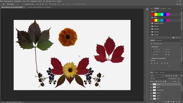 Создание принта на свитшот из своих фото в Adobe Photoshop