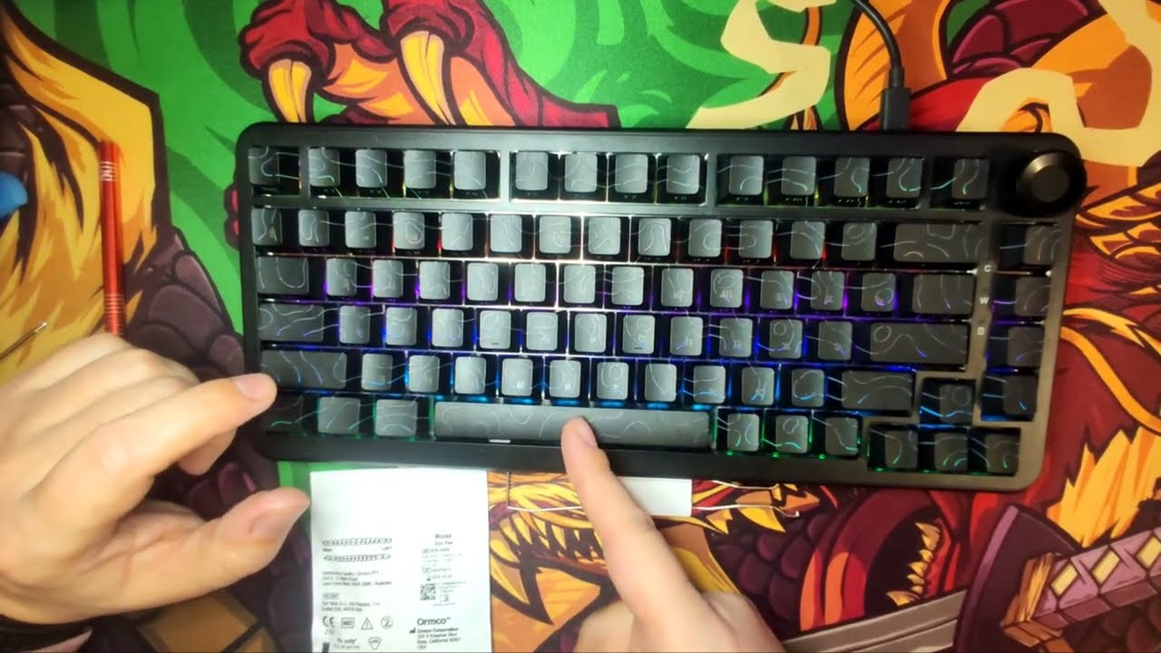 Уменьшение звука щелчков магнитной клавиатуры (Reduces Magnetic Keyboard Clicking Sound.)