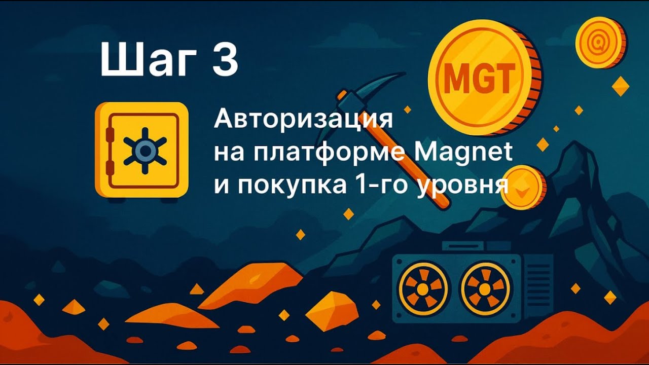 Шаг 3. Регистрация на платформе Magnet и покупка 1- го уровня NFT
