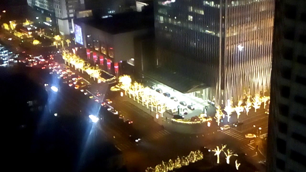 Китай, Пекин, центр, ночь.