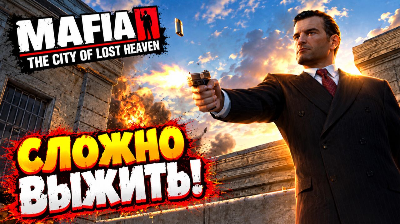 СЛОЖНО ВЫЖИТЬ!ВЕЗЁТ ЖЕ ГАДУ!СЕРДЖИО!MAFIA THE CITY OF LOST HEAVEN-ПРОХОЖДЕНИЕ БЕЗ КОММЕНТАРИЕВ!МАФИЯ