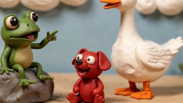 Щенок Рыжик и лягушка-путешественница — добрая аудиосказка для малышей о дальних странах ✨
