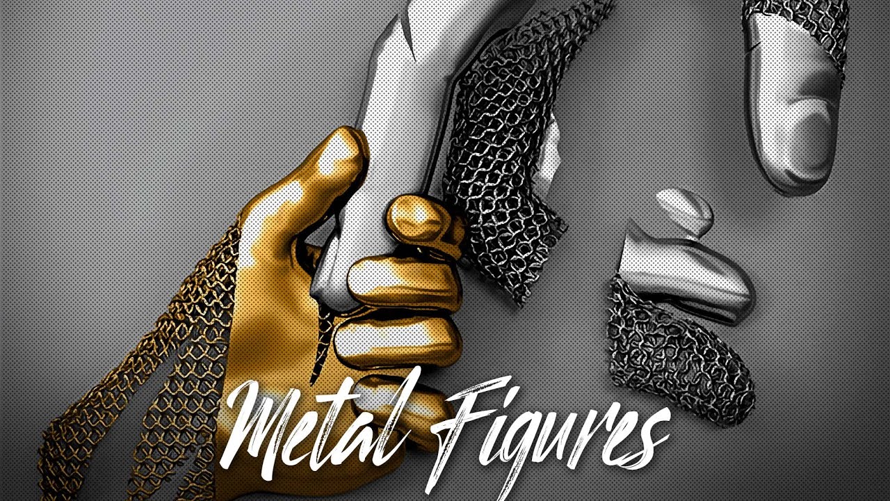 Создаю картину МЕТАЛЛИЧЕСКИЕ ФИГУРЫ  metal figures