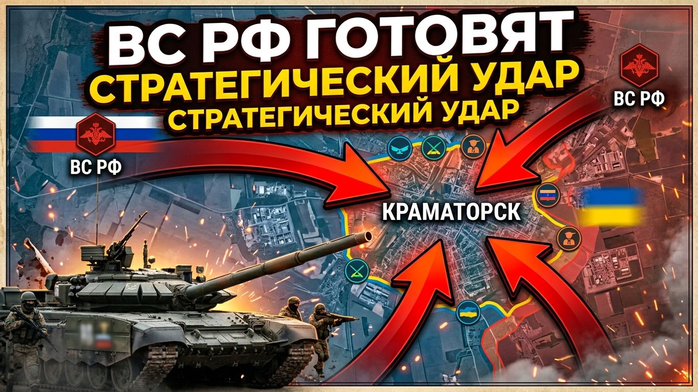 «Клещи сжимаются: ВС РФ готовят стратегический удар по Краматорску!»: Военная сводка на 30.09.2026