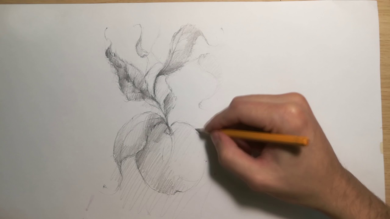 Как нарисовать яблоко