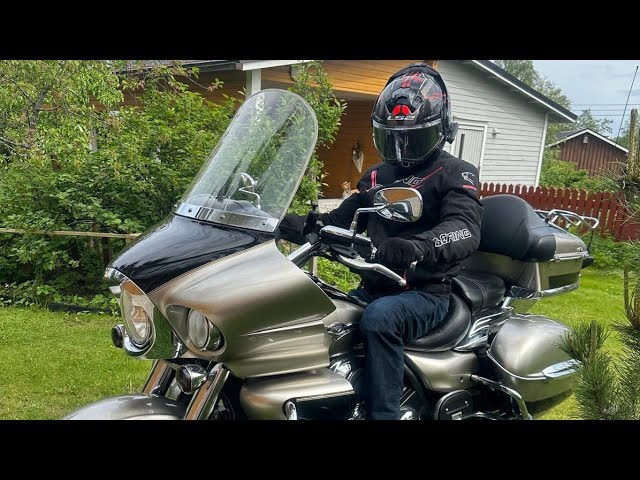 Kawasaki Voyager 1700. Шум ветра и звук мотора 😊