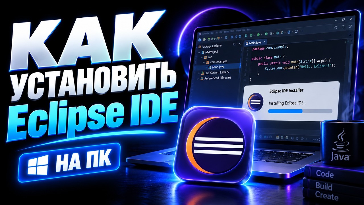 Как скачать и установить Eclipse IDE на Windows 10 и 11