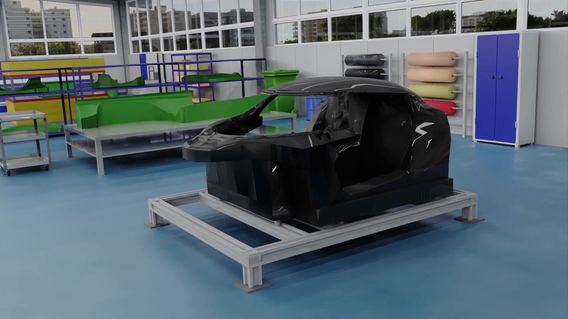 Установка формовочного участка Мини-завода в 3D-конструкторе Dubina