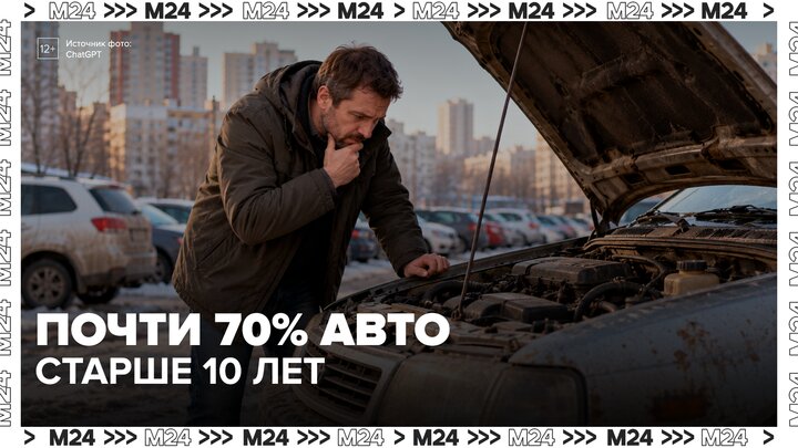 Почти 70 легковых автомобилей в России эксплуатируют больше 10 лет - Москва 24