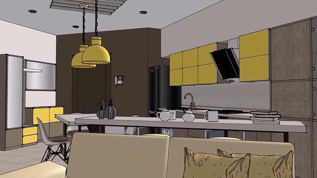 дизайн интерьера 3D