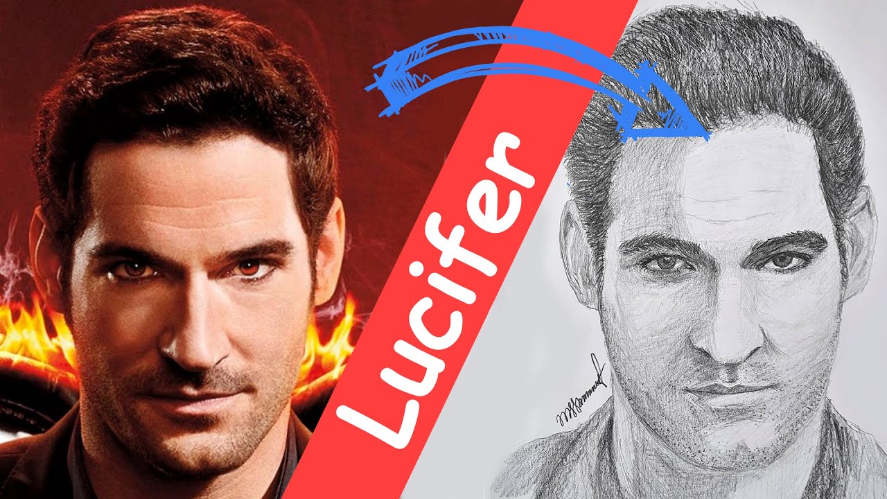 Как нарисовать Люцифера (Том Эллис) (СТРИМ) / How To Draw Lucifer (Tom Ellis) (Live) ✏✏✏
