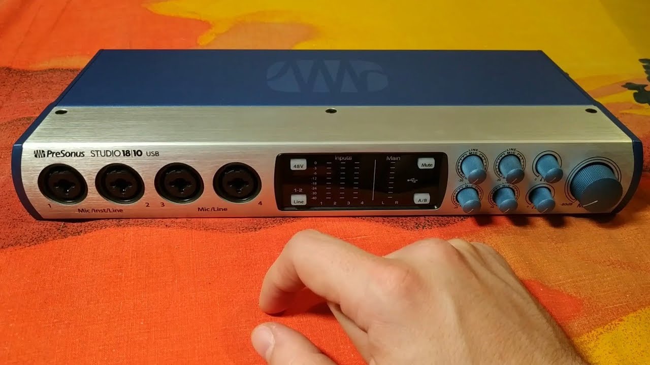 [TechVid] Кратко о Presonus Studio 1810