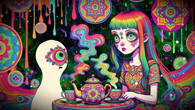 Нео-психоделика, фолк-поп. C мёдом чай - такая прелесть - стихи Левашова Виктора, Ярославль, (2019).