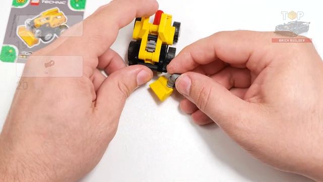 LEGO Technic Mighty Machines S1 (2/8) Колёсный погрузчик (42233) Пошаговые инструкции сборки