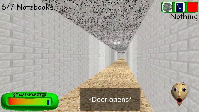 Baldi Basics Classic Remastered Glitch Style Прохождение без читов